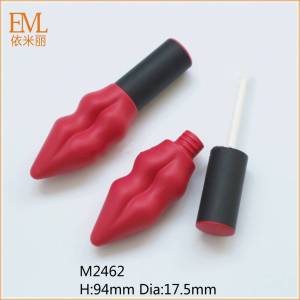 8ML Lip shape blowing bottle lip gloss tube eyeliner tube mascara tube LG2462
