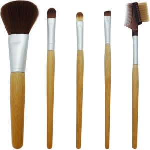 Bamboo makeup brush set 