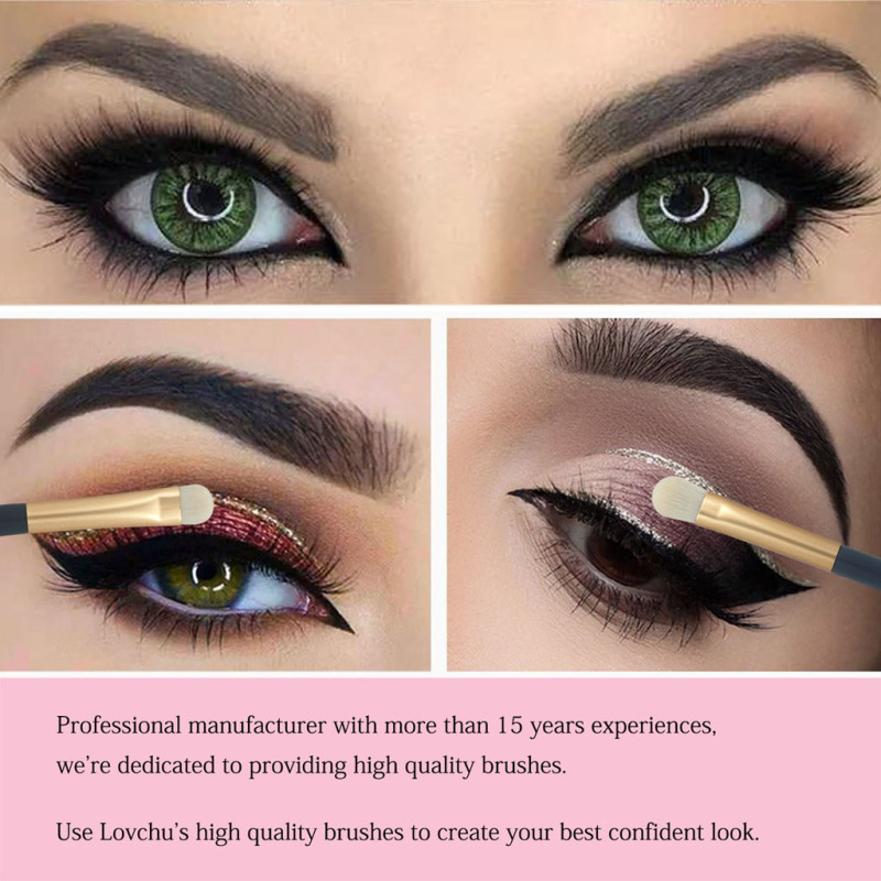 7 pcs full eye makeup brush set