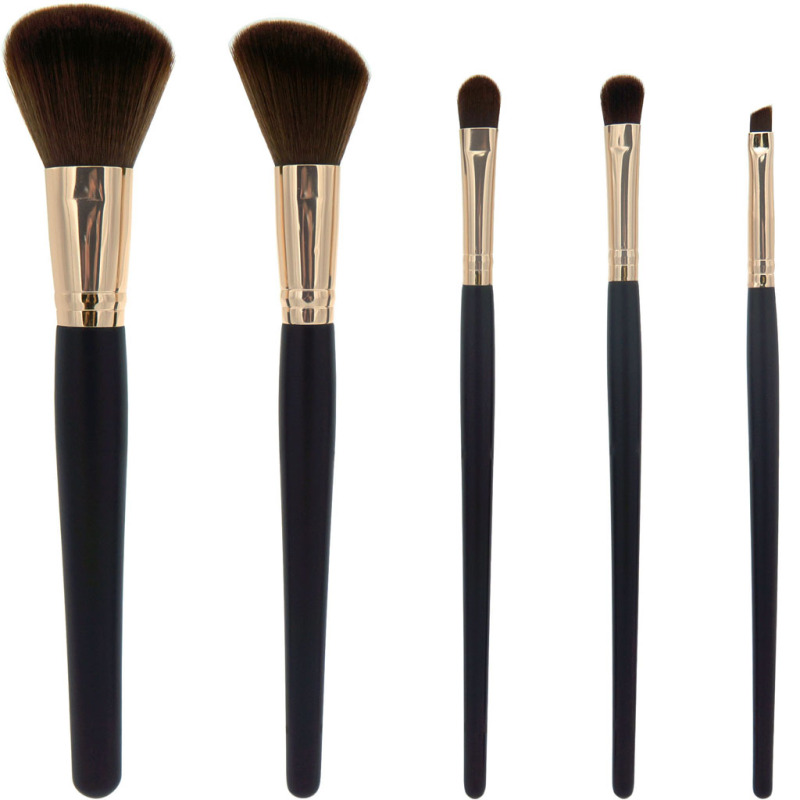 5 pcs professional makeup brush set