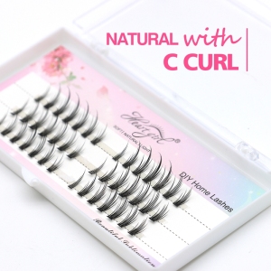 Grafting Precut Eyelash Natural Long Segment Lash DIY Eyelash Extension Premade Fan Individual Cluster