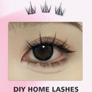 DIY Eyelash Extension Premade Fan Individual Cluster Grafting Precut Eyelash Natural Long Segment Lash 
