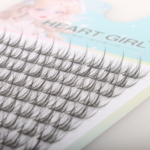 Natural Long Segment Lash DIY Eyelash Extension Premade Fan Individual Cluster Grafting Precut Eyelash 