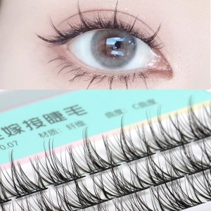  DIY Grafting Precut Eyelash Natural Long Segment Lash Eyelash Extension Premade Fan Individual Cluster