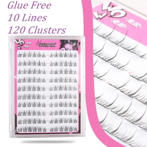 Individual Cluster Natural Long Segment Lash DIY Eyelash Extension Premade Fan Grafting Precut Eyelash 