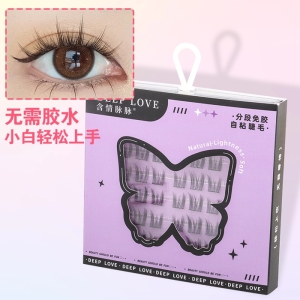 Grafting Precut Eyelash Natural Long Segment Lash DIY Eyelash Extension Premade Fan Individual Cluster