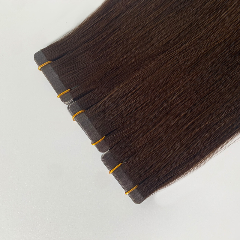 Wholesale Double Drawn tape in Vendor straight Natural tape in hair extensions