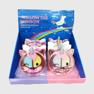 Factory C5544 Children's Makeup Glossy Lip Gloss Custom Two Tone Glitter Lip Gloss