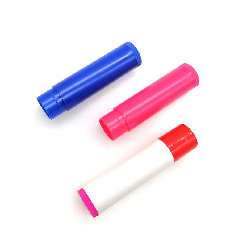 manufacturer custom Cheap factory price 3.2g 3.5g kid round mini lip balm tube empty lipstick containers