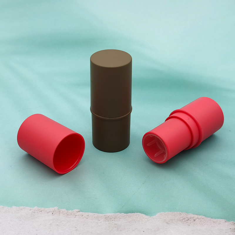 6g round cosmetic lip balm stick container deodorant stick container