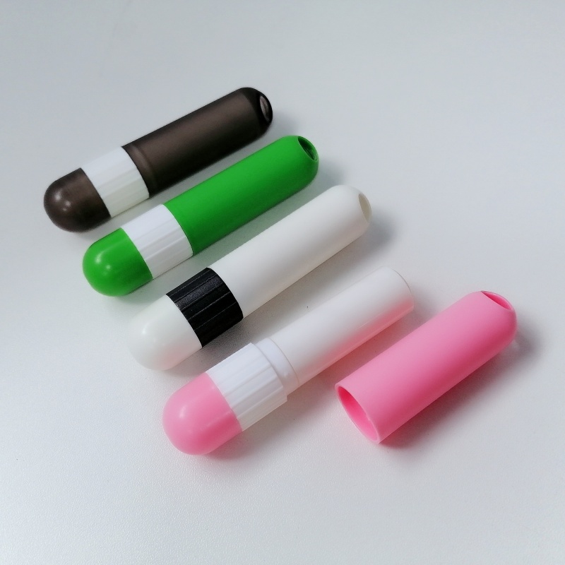 Customized round lipstick tube with holes for hanging pendants