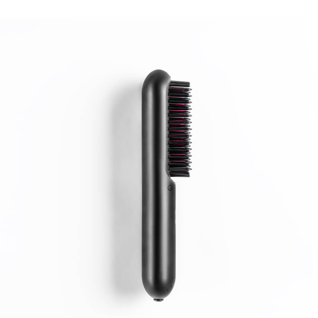 TYMO Porta Cordless Hair Straightener Brush, Portable Straightening Brush  wit
