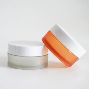 JP-F19-30 thick wall plastic PET container cosmetic jar skin care jar plastic beauty pacakging facial musk eye cream jar