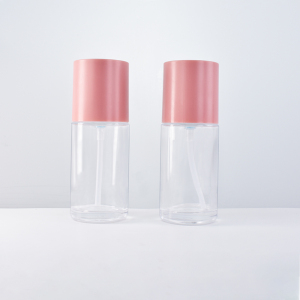 glass bottle  Wholesale & Custom Cylinder Cosmetic thick wall bottle for Skincare face 