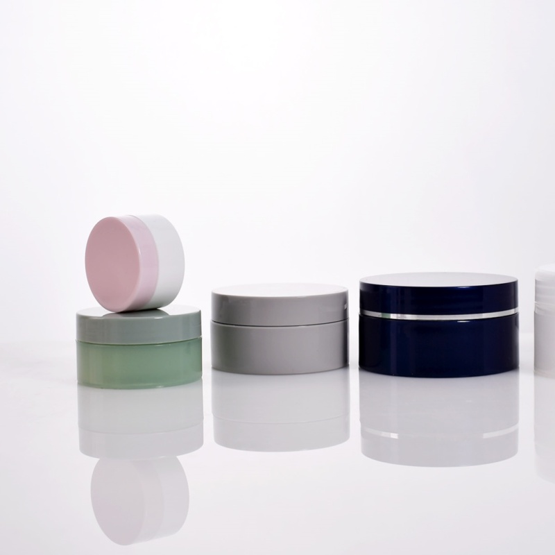 Eco friendly cosmetic jars recyclable recycled containers