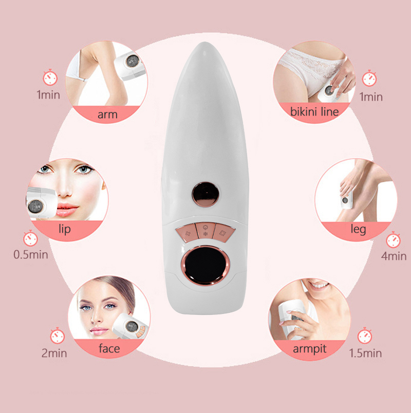 Ice Compress IPL Hair Removal Device