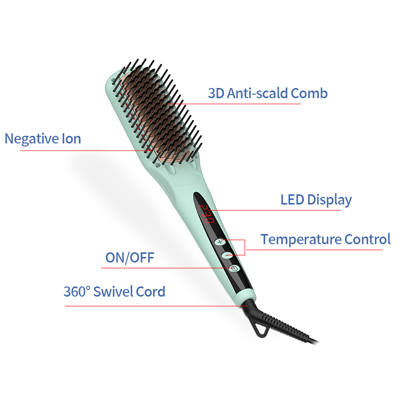 Infrared & Ionic Hair Straightening Brush