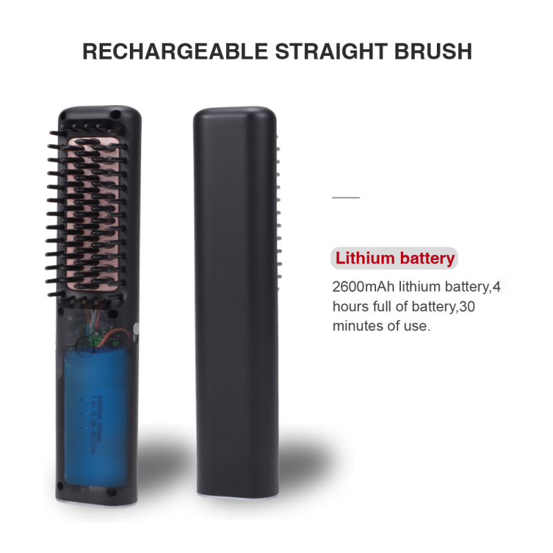 Wireless Hair Straightening Brush