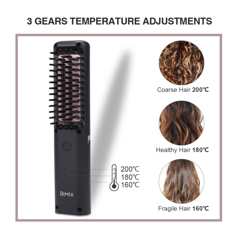Wireless Hair Straightening Brush