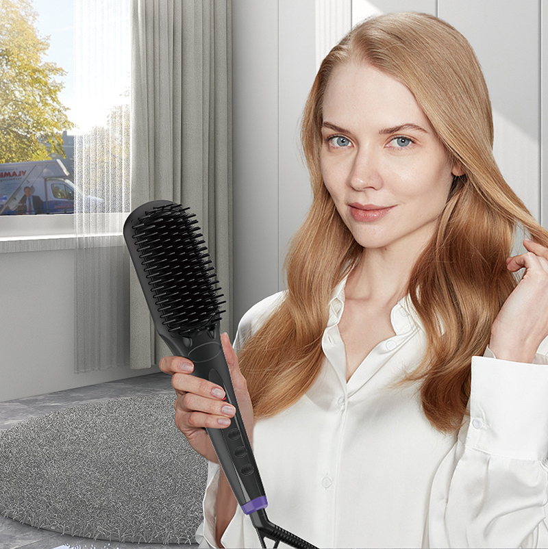 Ionic Hair Straightener Brush