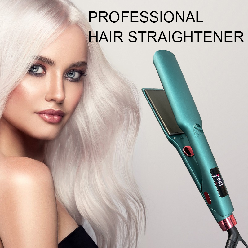 480℉/250 ℃ Custom Titanium Ceramic Hair Straightener Wholesale  Hair Styling Electrical Hair Salon Tools Flat Iron