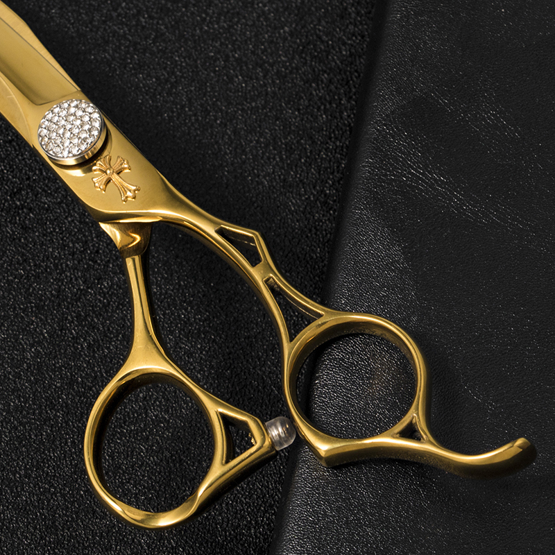 Razorline RK029 6CR Factory Customization Fancy Hair Scissors Sus420J2+ Barber Shears OEM Hair Cutting Scissors