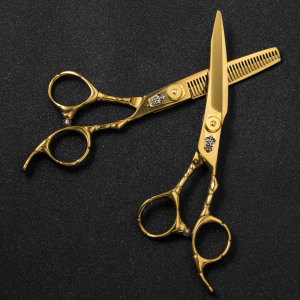 OEM/ODM Razorline RK030 Professional 6cr Barber Thinning Shears Hair Dressing Cutting Scissors