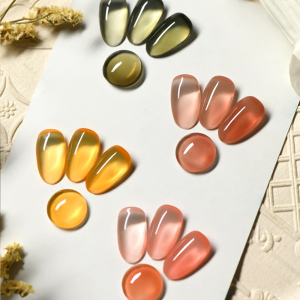 Aosmei manicure professional custom logo 1kg luncency transparent jelly color uv gel nail polish wholesale
