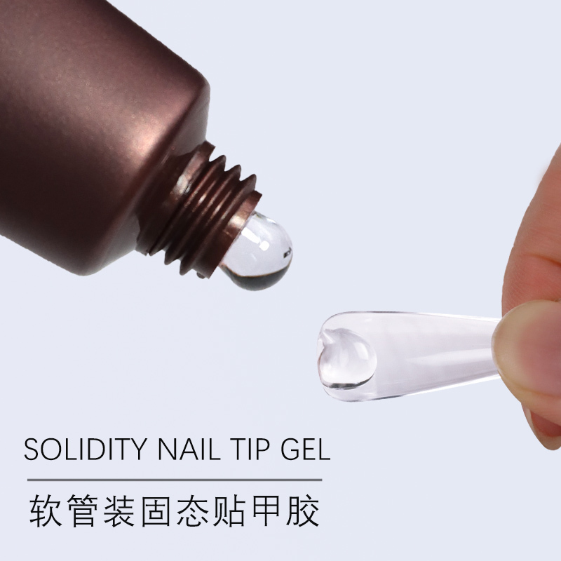 2022 new tube solidity nail tip glue 15 20 30 ml nail extension gel