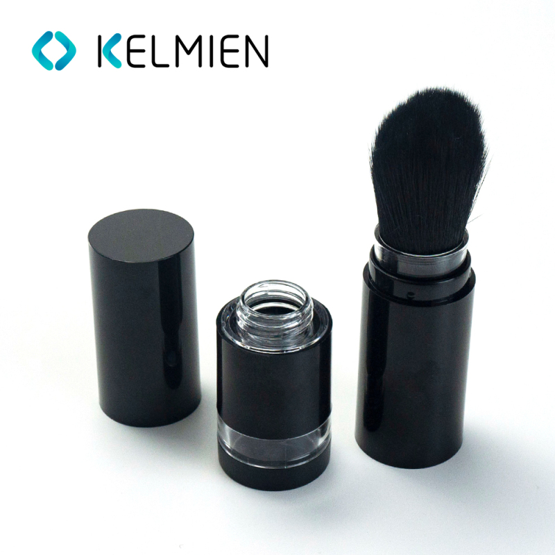 cosmetic powder bottle with brush 10ml  portable powder tube packaging integrated