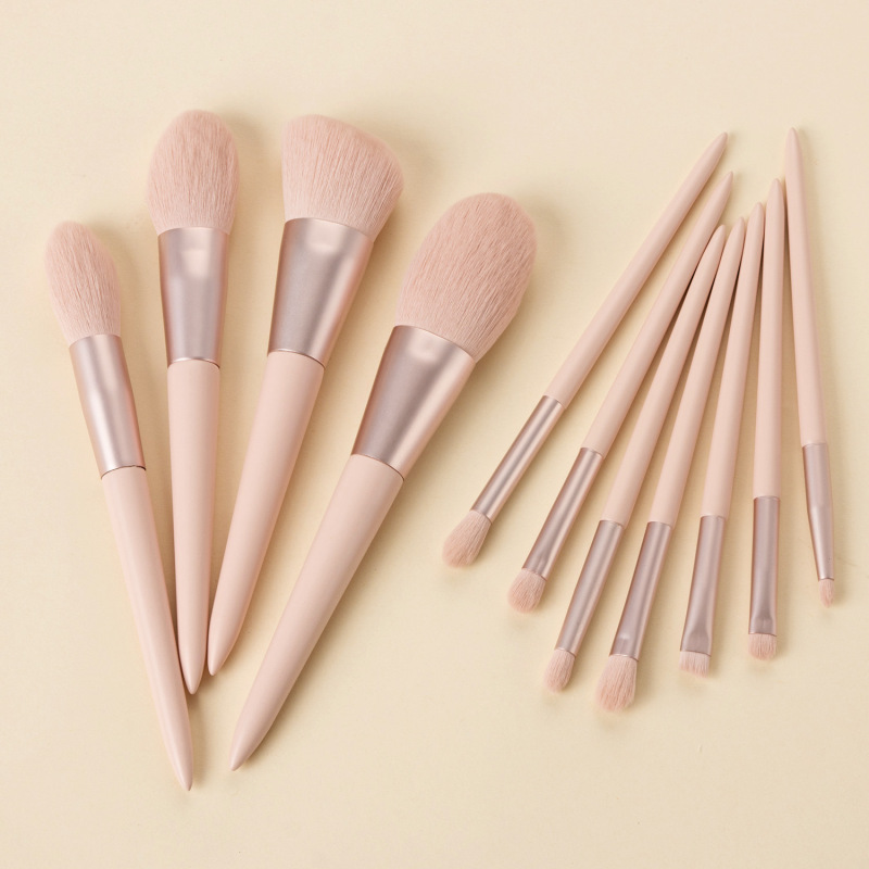 Wholesale wooden handle Makeup Cosmetic Brush set