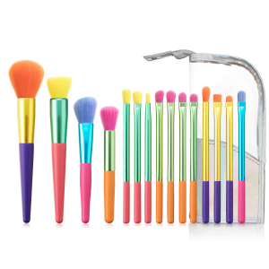 Colorful Makeup Cosmetic Brush set