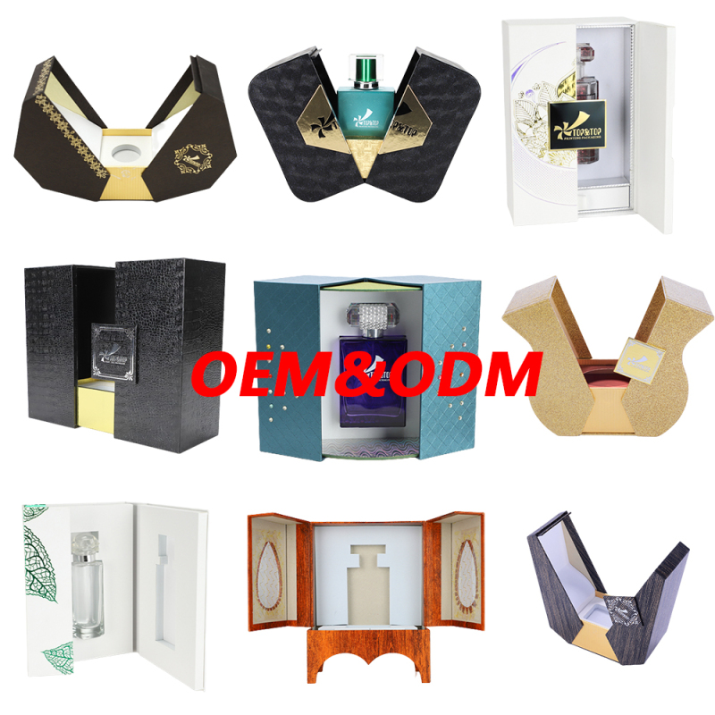 Wholesale custom manufacturer luxury paper perfume box packaging and bottle