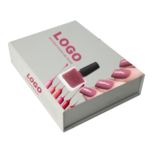 Customize eco friendly reasonable price lipsticks gel nail polish set storage organizer cardboard rigid paper boxes gift cosmetic box packaging