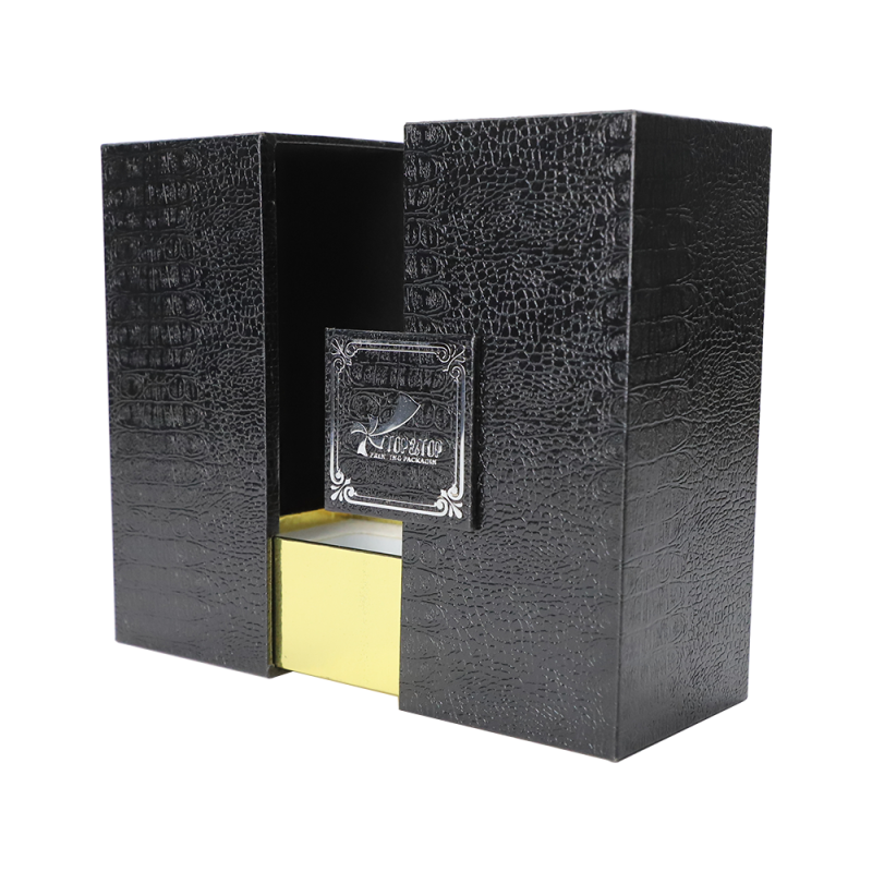 Gift box with double door cosmetic packaging box
