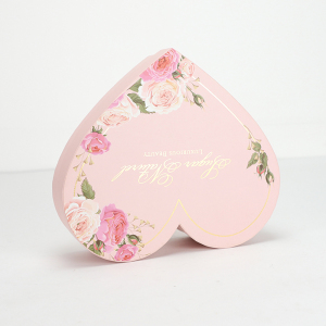 Manufacturer empty wholesale large luxury mothers day cajas de corazon cardboard paper boxes heart shape gift flower box packaging for wedding party