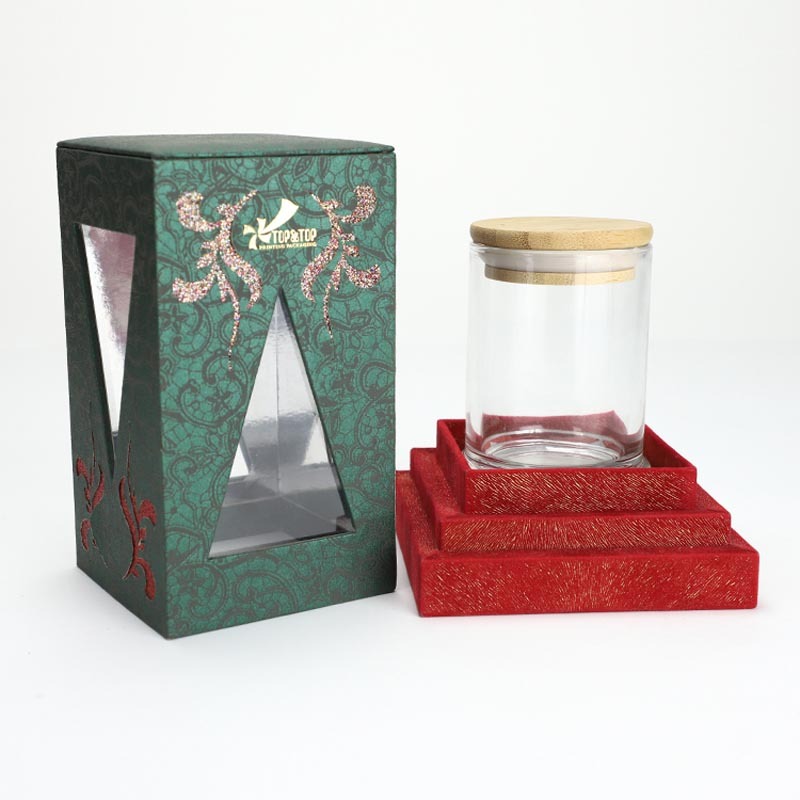 Wholesale custom luxury rigid empty cajas para vela cosmetic perfume gift shipping cardboard paper packaging candle jar boxes