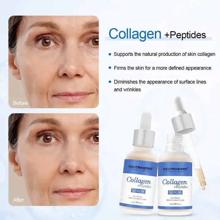 Lifting facial best skin care collagen boost facial aging anti wrinkle collagen serum