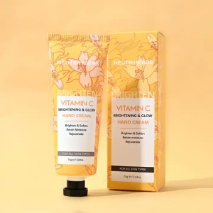 OEM Private Label Natural Vegan Hydrating Moisturizing Handcream Vitamin C Mini Working Whitening Hand Cream Lotion