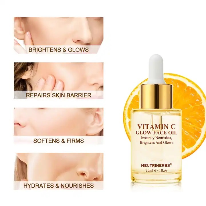 Anti aging skin care whitening natural face vitamin c essential oil face oil