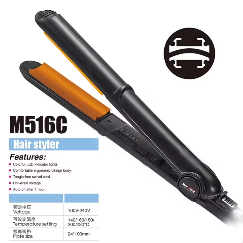M516C Curved plate 5 heat settings available hair curler
