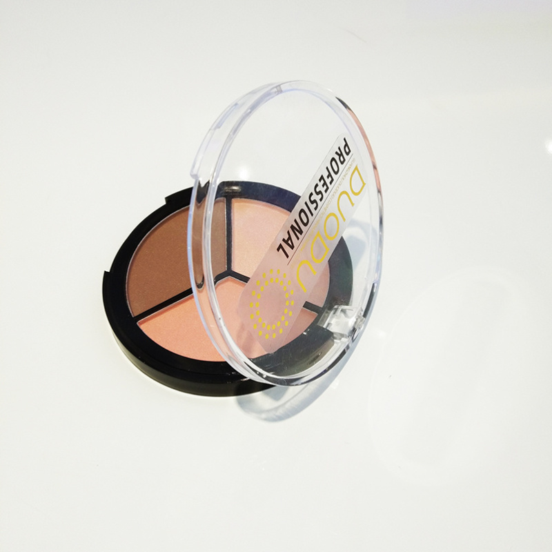 Powder Contour Factory Private Label Waterproof Pressed Matte Face Highlighting Blush Contour Makeup