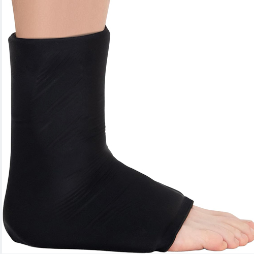 Ankle Ice Pack Wrap for Swelling, Reusable Ankle Ice Pack for Sprained Ankle Injuries, Cold Therapy Sock Compression, Plantar Fasciitis Relief, Achilles Tendonitis, Sore Feet, Foot & Heel