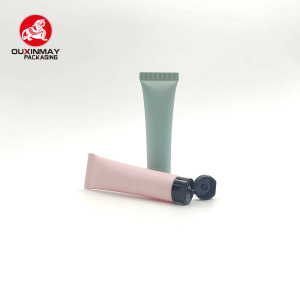 Trial Size Plastic Squeeze Empty Hand Cream Cosmetic Packaging Tube Care Samples Packaging for Skin