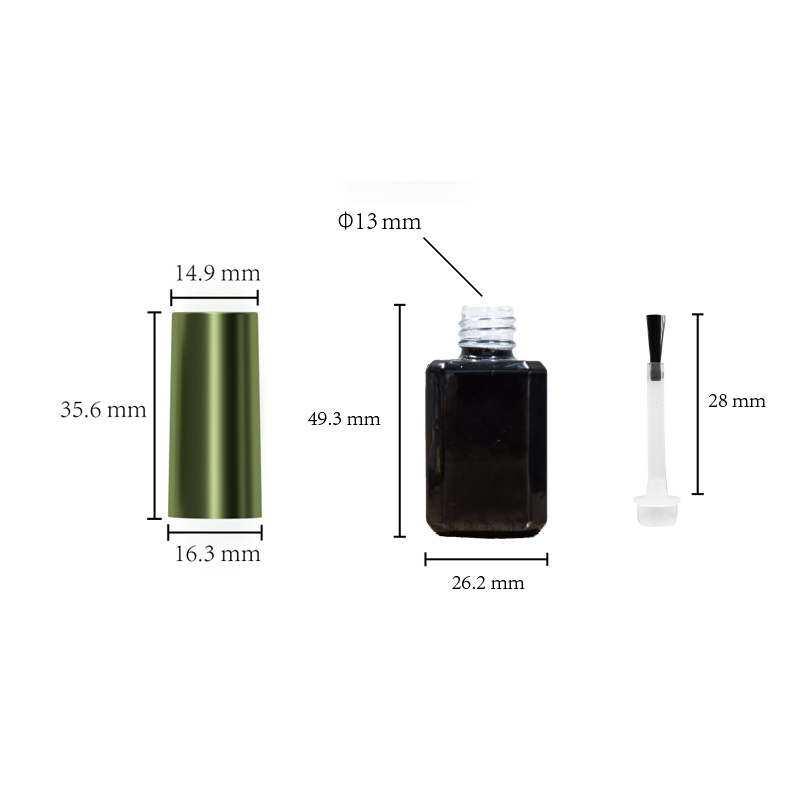 12ml custom design art paint liner nail oil empty gel polish bottles manufacturer