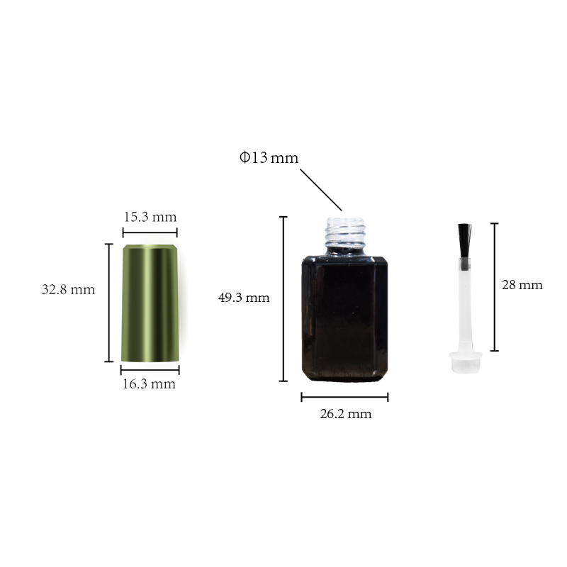 12ml custom design art paint liner nail oil empty gel polish bottles manufacturer