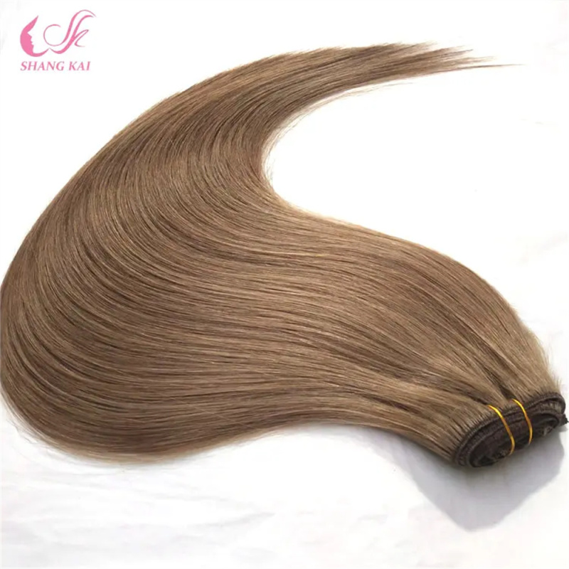 Wholesale Human Hair Double Drawn Remy Virgin Natural Bone Straight Vietnamese Bundles Weft Hair Extensions