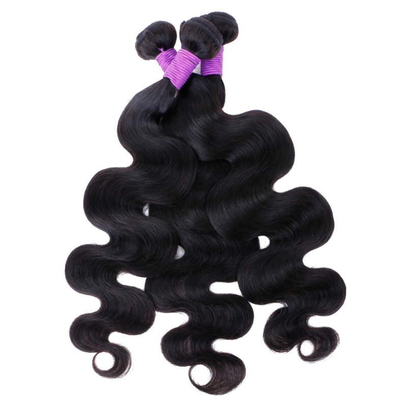 Wholesale Virgin Brazilian Human Body Wave Hair Weave 8-30inches natural Black Cheap Brazilian Hair Bundles