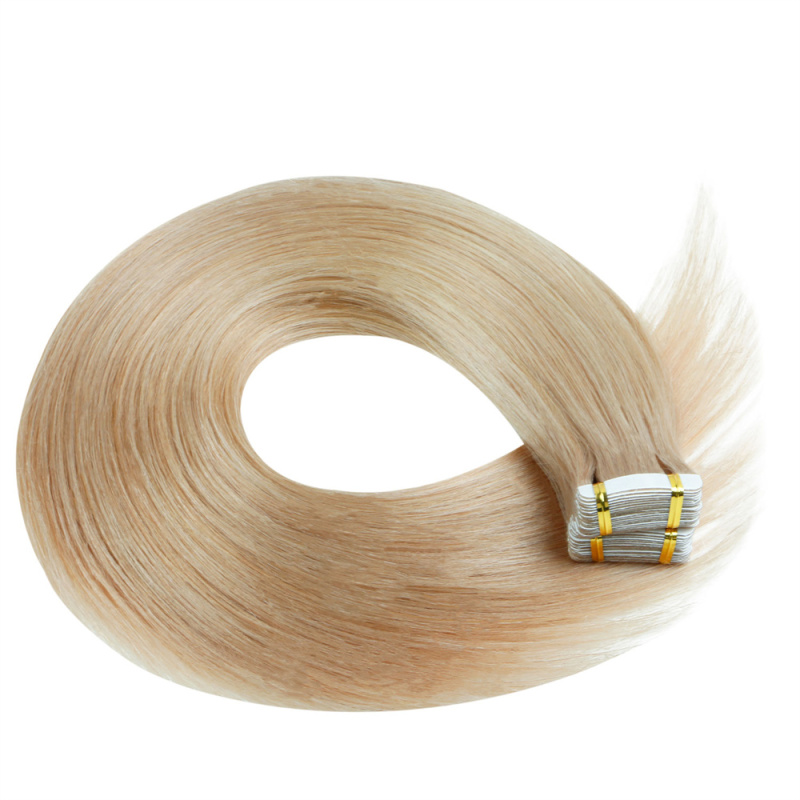 Wholesale European Remy Hair Double Drawn Seamless Invisible Tape In Hair Extension