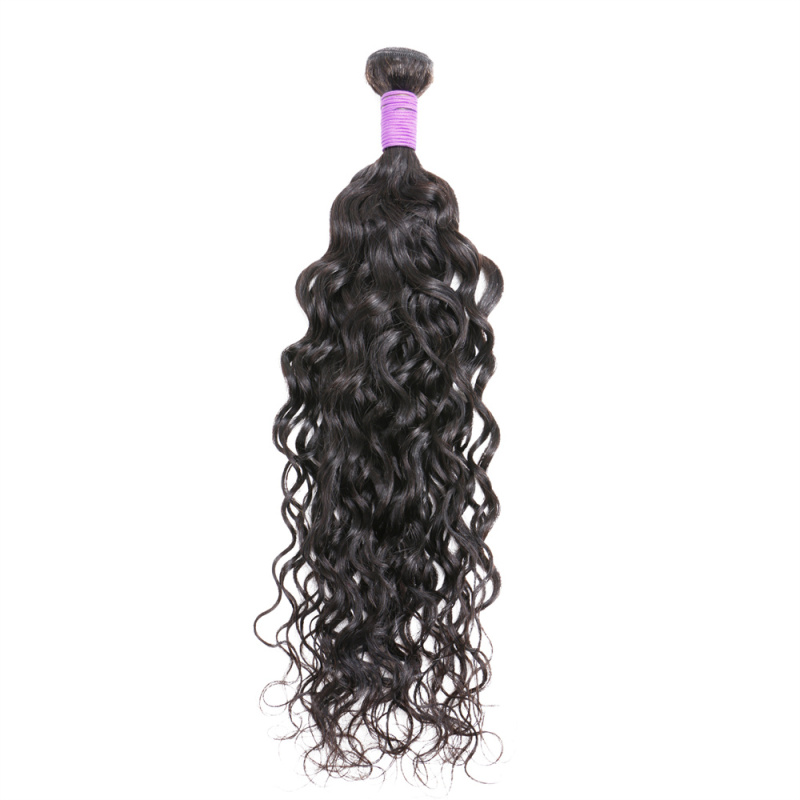 Wholesale Virgin Brazilian Human Water Wave Hair Weave 8-30inches natural Black Cheap Brazilian Hair Bundles